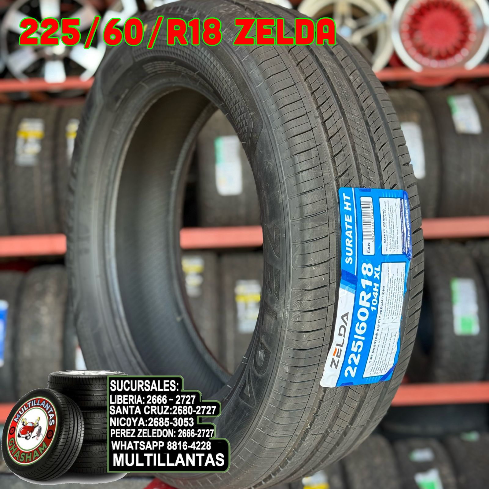 225/60/R18 ZELDA HT